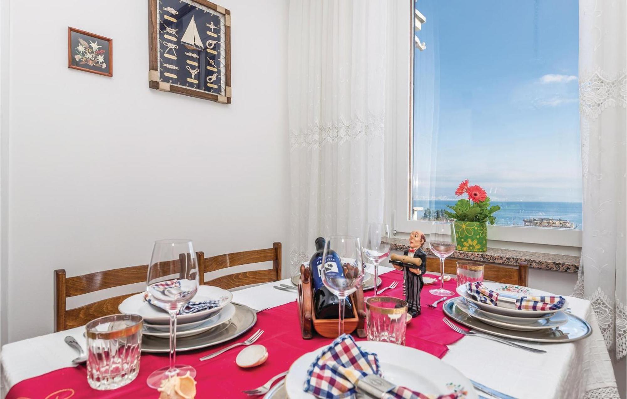 Nice Apartment In Lovran With House Sea View エクステリア 写真