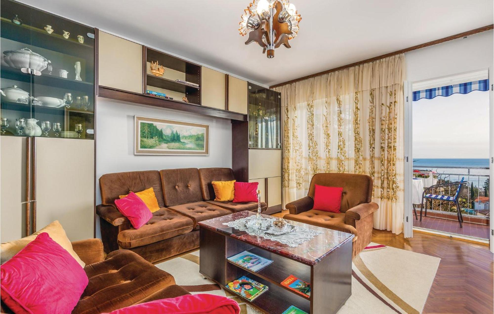 Nice Apartment In Lovran With House Sea View エクステリア 写真